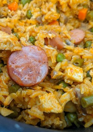 Una foto de Arroz con pollo