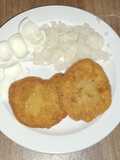 Milanesas de garbanzo, hechas con mamá