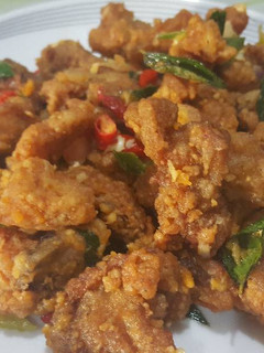 Foto resep Chicken salted egg yolks (ayam goreng telur asin)