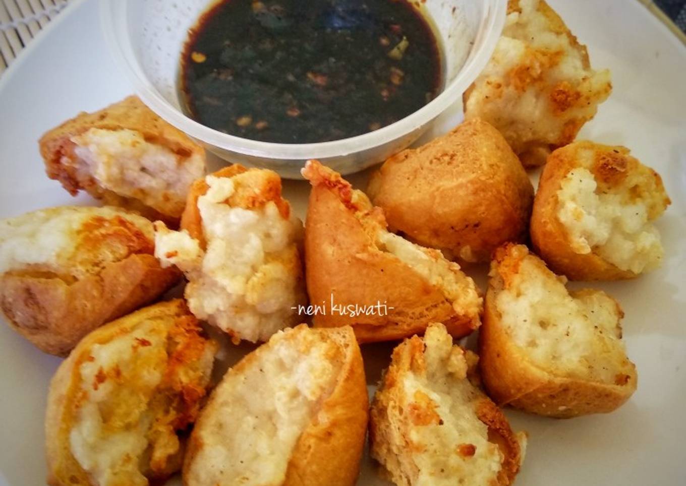 Tahu Cireng (dari nasi sisa semalam)