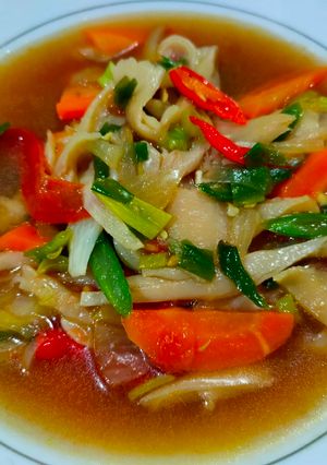 Foto resep Tumis jamur saus tiram