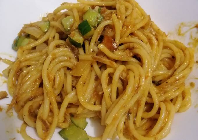Spaghetti Sardin Tin Bersambal