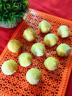 रवा बेसन चे लाडू (Rava besan che ladu recipe in hindi) रेसिपी मुख्य फोटो