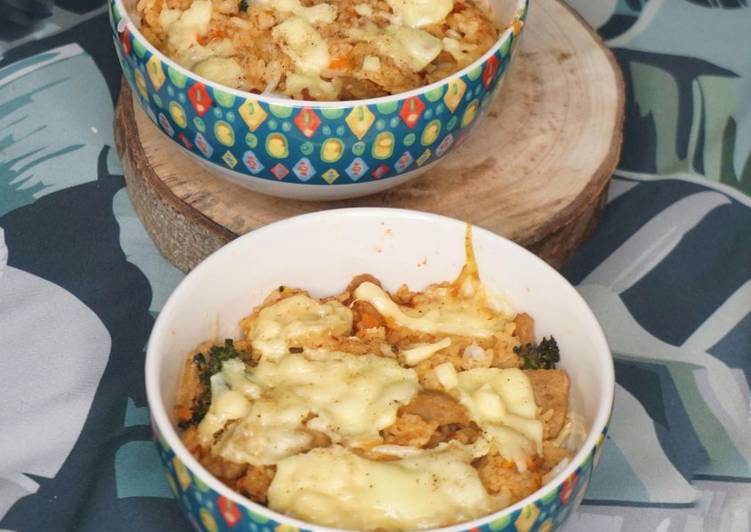 Nasi Panggang Keju Kornet Bakso