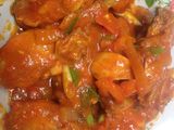 Ayam sambel rica"