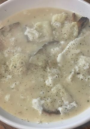 A picture of Soupe a l’ail - French Garlic Soup.