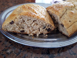 Budín de manzana y pasas (sin harina de trigo y sin azúcar)