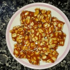 Peanuts chikki A picture of Peanuts chikki.