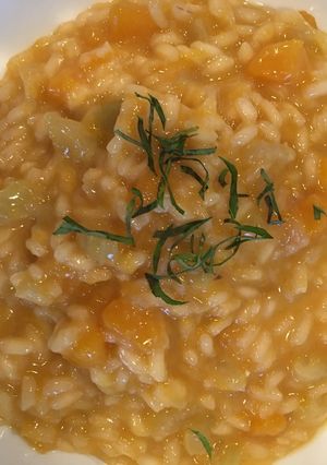A picture of Butternut-squash Risotto.