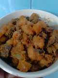 Sambal goreng kentang dan hati sapi