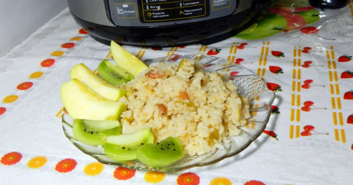 Рисовая каша с корицей и яблоками: пошаговый рецепт