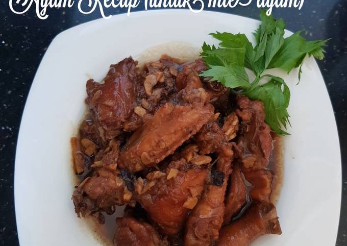 Ayam Kecap (untuk mie ayam)