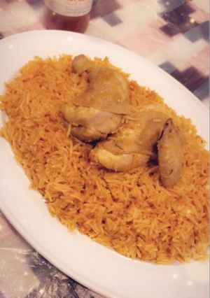 صورة لوصفة كبسة بالدجاج