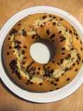 Ciambella albumi e gocce di cioccolato
