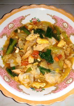Foto resep Sop sayur pedas