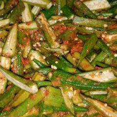 Gravy bhindi A picture of Gravy bhindi.