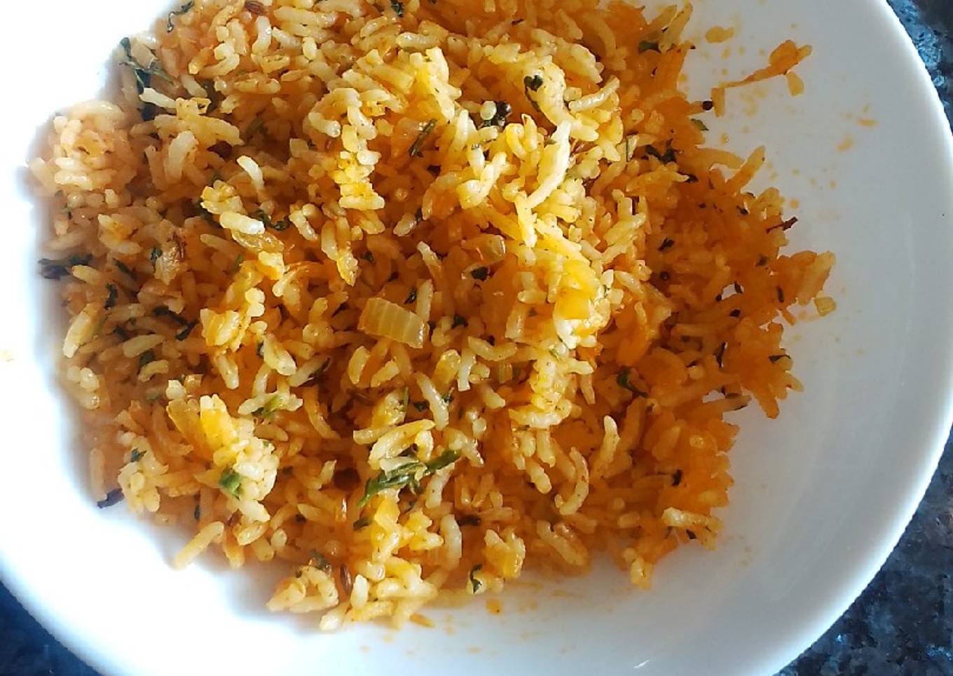 Fried rice for breakfast, indian