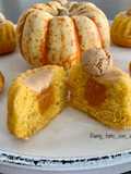 TORTINE SOFFICI CON MARMELLATA DI ZUCCA E CREMA ALL'AMARETTO