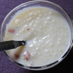 A picture of Sabudana kheer.