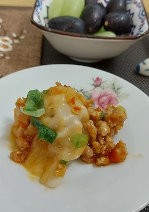 麻婆餃子 的食譜成品照片
