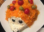 Une photo de salade pdt cornichons
