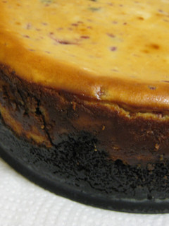 A picture of Chocolate Raspberry Cheesecake.