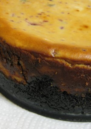 A picture of Chocolate Raspberry Cheesecake.