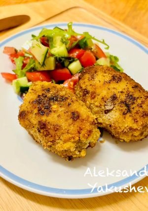 A picture of Triple meat cutlets.