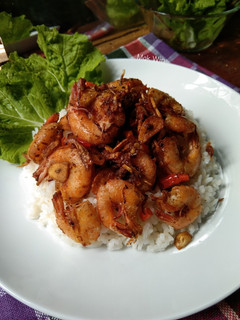 Foto resep Udang goreng sambal embe