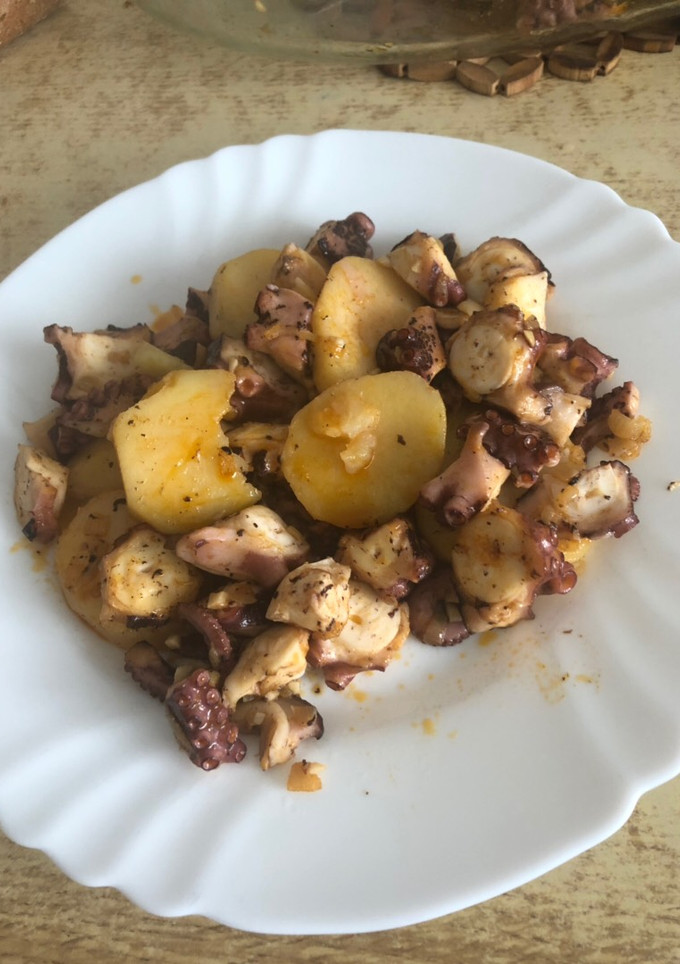 Una foto de Pulpo al horno