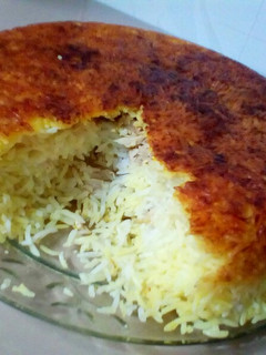 عکسی از دستور ته چین مرغ