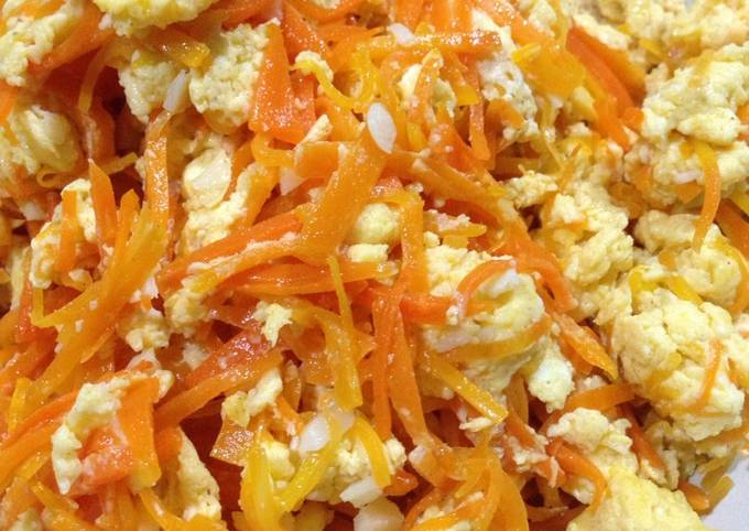 Anti Ribet, Membuat Orak-arik telur wortel praktis Rumahan