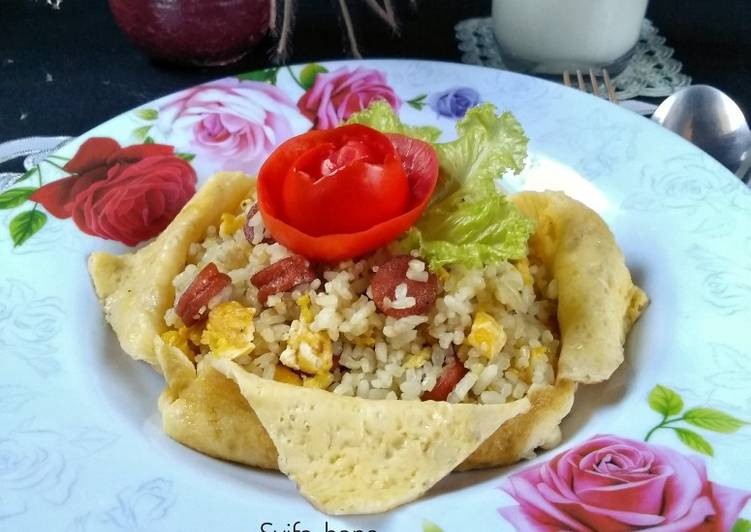 Nasi Goreng Sosis Telur