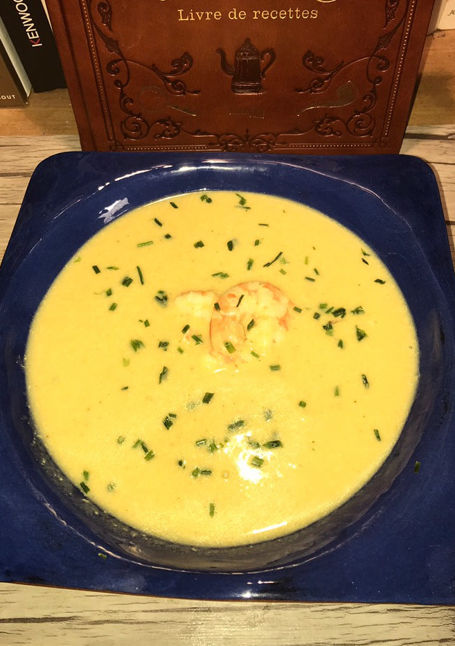 Une photo de Soupe de crevette inspiration thaï
