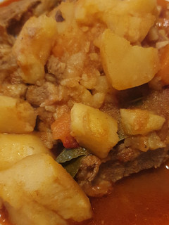 Una foto de Costilla con patata