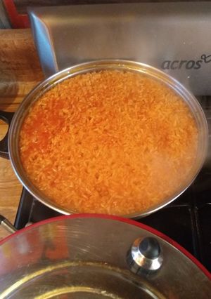 Una foto de Arroz rojo