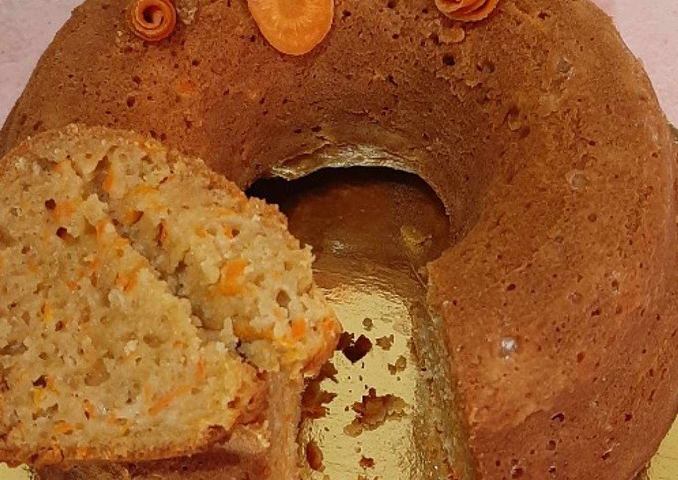 Budín de zanahoria y avena saludable sin harina y sin azúcar!!