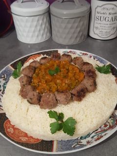 صورة لوصفة طبق الأرز باللحم المفروم