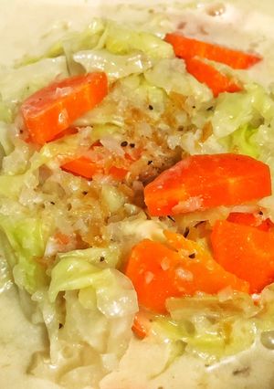 Gambar Kobis Masak Lemak Putih