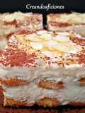 Tiramisú con amaretto y almendras