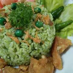 รูปของ Nasi goreng ijo simple