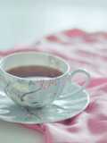 Black tea fusion with dried rose buds