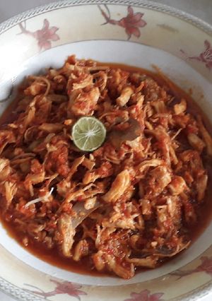 Foto resep Ayam suwir pedas