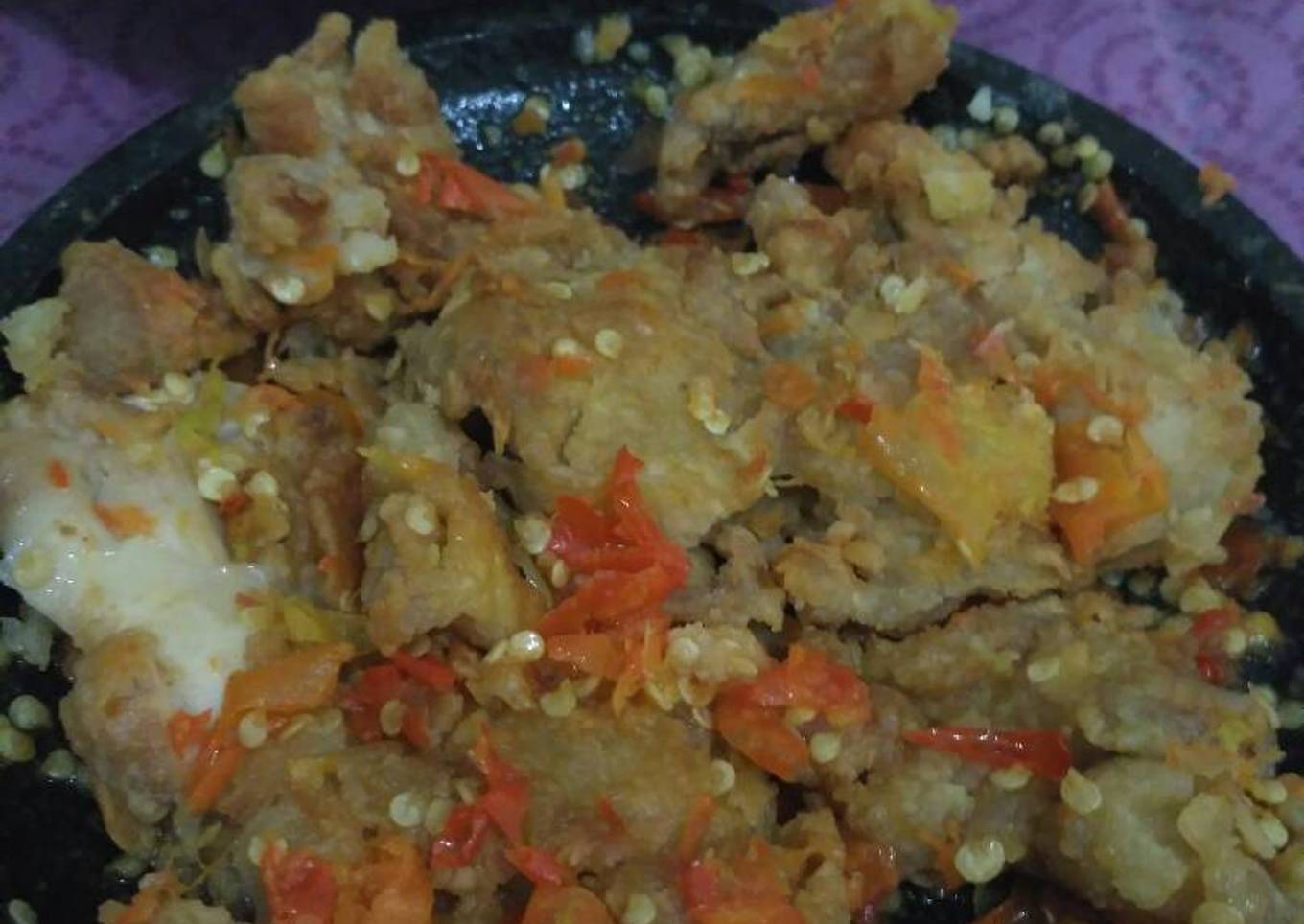 Ayam Geprek Super Pedas