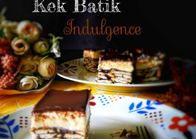 Cara Gampang Menyiapkan Kek Batik Indulgence (double cream), Menggugah Selera