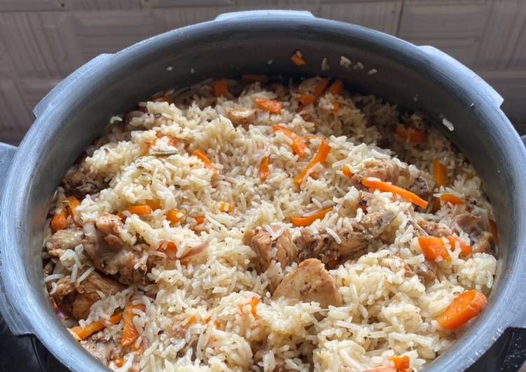 Steps to Prepare Quick One pot chicken and Rice