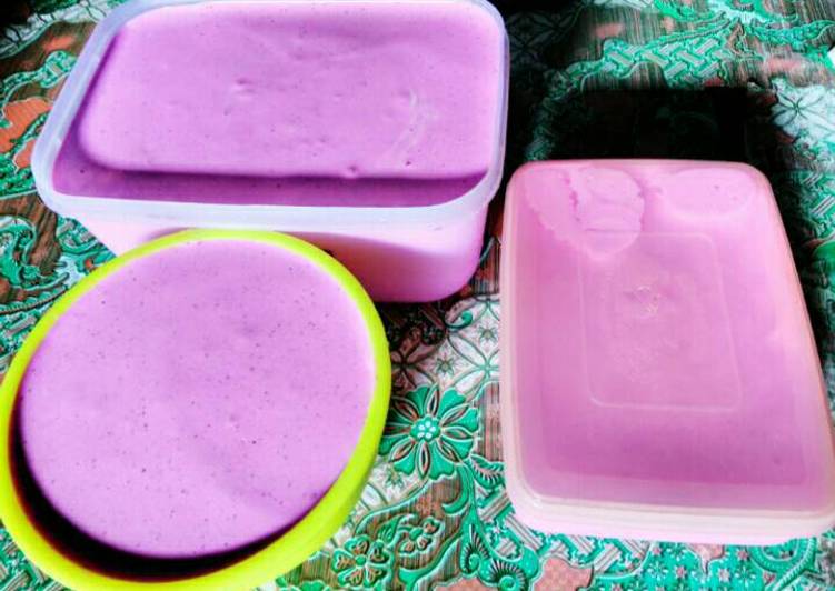 Resep Es Krim Buah Naga Anti Gagal