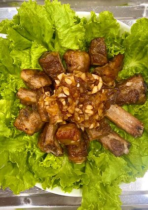 Hình của món Sườn xào mặn ngọt siêu dễ làm.