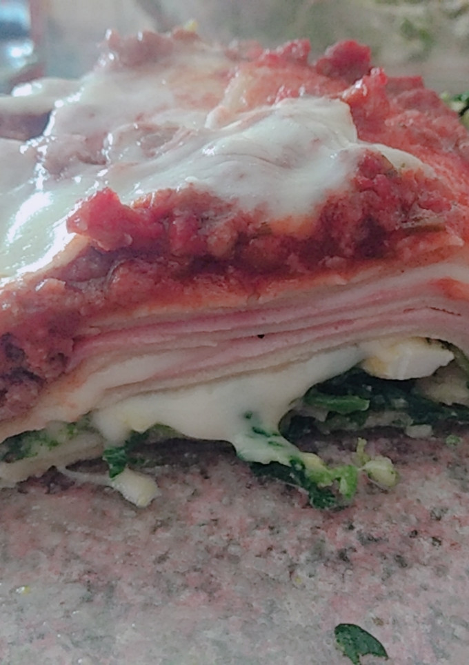 Una foto de Lasagna de panqueques 🤤