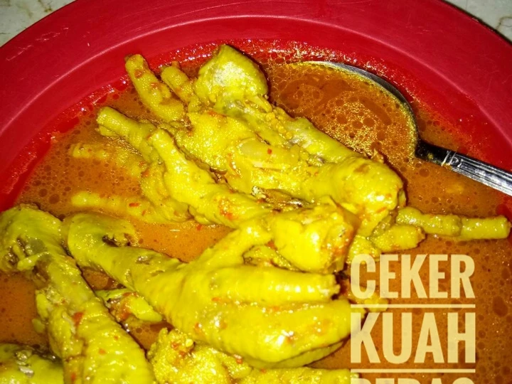 Cara Gampang Menyiapkan Resep Ceker Kuah Pedas yang Enak Banget Anti Ribet, Uenak Banget